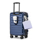 Carry On Luggage 22x14x9 Airline Approved Hardshell Carry On Suitcases with Wheels Travel Rolling 20 Inch Luggage with Cup Holder for Women Men