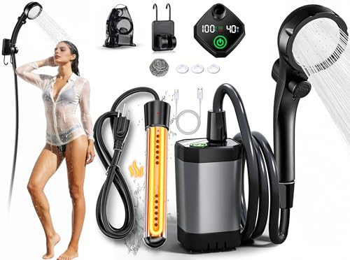 Upgraded Portable Shower with Heater