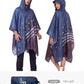 Adult Rain Poncho Waterproof Hooded Raincoat Lightweight Packable