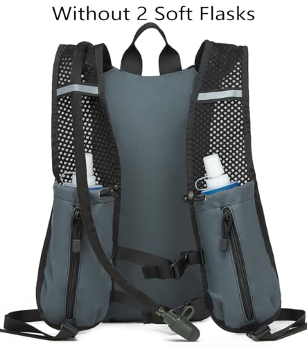 Insulated Hydration Pack Hiking Water Backpack Running Vest with 3L TPU Bladder Bag for Marathon Cycling Men