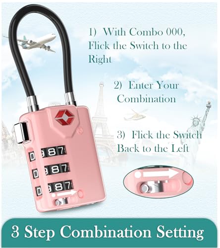 TSA Approved Luggage Locks