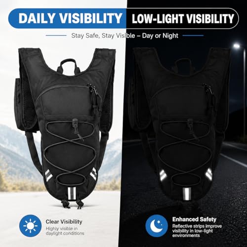 Lightweight Hydration Backpack 2L Water Bladder Pack