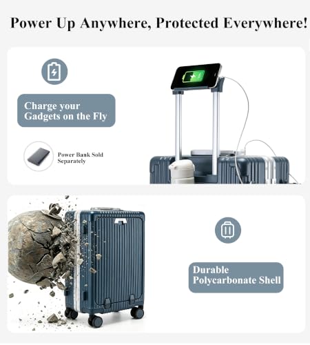 PC Hardside Carry On Luggage