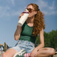 FreeSip Sway Insulated Stainless Steel Water Bottle with Two