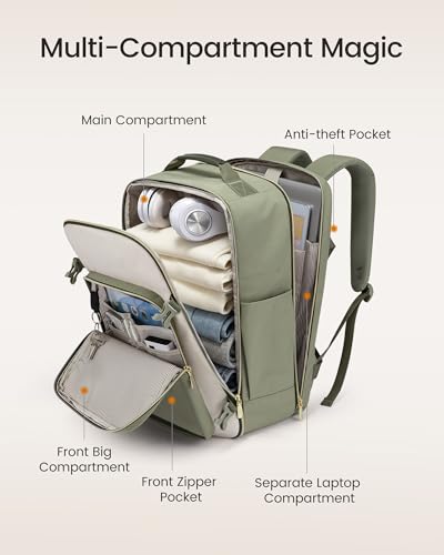 40L Travel Backpack for Women & Men