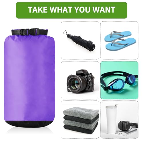 6 Pcs Waterproof Dry Bag Set for Kayaking & Camping (6 Count)