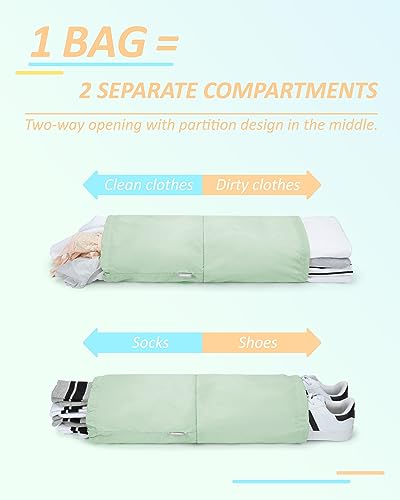 6 Set Compression Packing Cubes for Travel (6 Count)