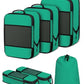 6 PCS Set Compression Packing Cubes for Travel (6 Count)