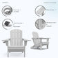 Outdoor Adirondack Chairs with 2 Cup Holders