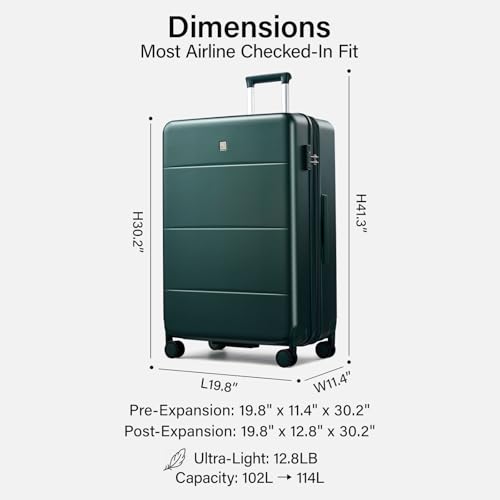 Expandable Large Checked Luggage