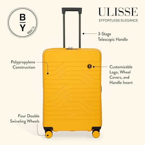 B Y Ulisse Checked Luggage with Spinner Wheels