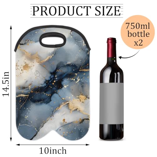 Wine Carrier Tote Personalized Bag for 2 Bottles