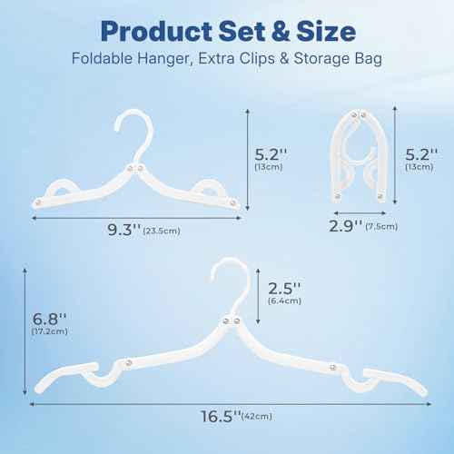 White Travel Hangers 10 Pack (10 Count)