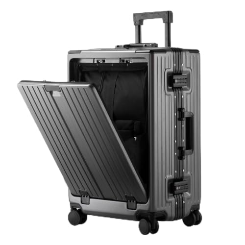 Zipperless 24 Inch Luggage With Wheels