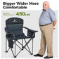 Oversized Fully Padded Camping Chairs with Lumbar Support