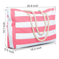 Beach Bag Large Beach Tote Bag for Women Waterproof Sandproof Swim Pool Bag With Zipper