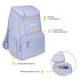 15 Can Lightweight Backpack Cooler Soft Insulated Portable Bag for Lunch