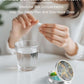 Pill Box 3 Compartment Portable Travel Medicine Box with Mirror