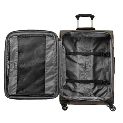 Tourlite Softside 25" Expandable Luggage with 4 Spinner Wheels