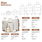 Suitcase Set 3 Piece Luggage Set Expandable with Spinner Wheels (6 Count)