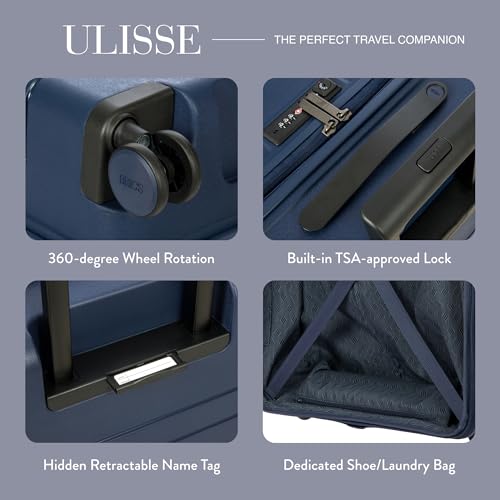 B Y Ulisse Checked Luggage with Spinner Wheels