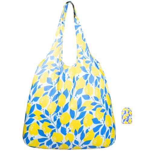 XL 25L Tote Foldable Packable Reusable Grocery Shopping Bag