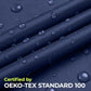 Adult Rain Poncho Waterproof Hooded Raincoat Lightweight Packable