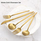 Matte Gold Silverware Set (12 Count)