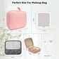 Travel Makeup Bag with LED Mirror with 3 Lighted Settings