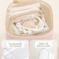 Jewelry Organizer with Clear 6 Velvet Bags (6 Count)