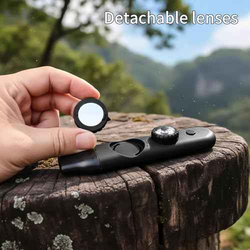 Multifunctional Survival Emergency Whistle for Kids with Compass Hiking Survival (2 Count)
