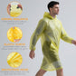 6 & 20 & 50 Pack Disposable Rain Ponchos for Adults (6 Count)