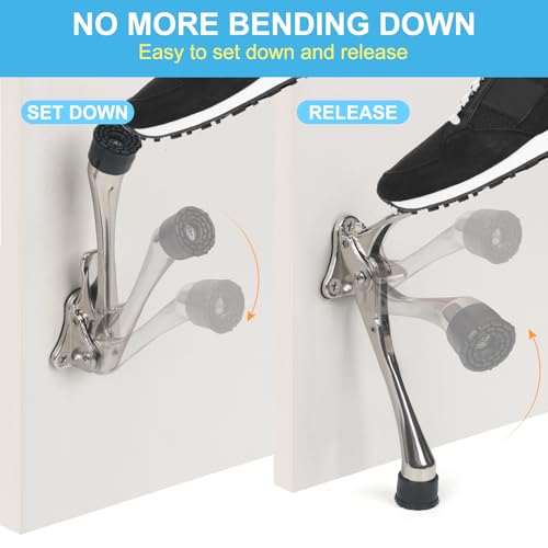 6 Inch Kick Down Door Stoppers for Bottom of Door