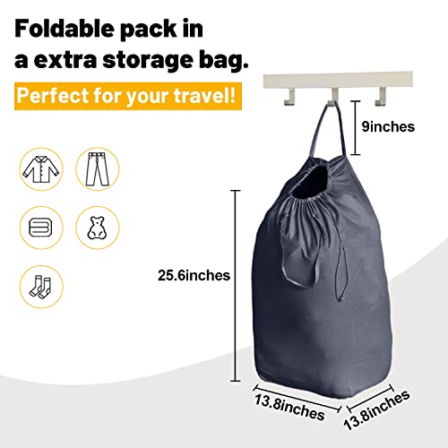 140L Washable Laundry Bags with Handles (2 Count)
