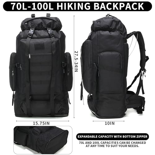 Hiking Backpack for Men 70L