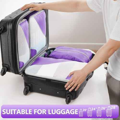 8 Set Packing Cubes for Travel (8 Count)