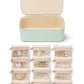 Jewelry Travel Organizer with Clear 12 Velvet Bags