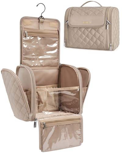 Makeup Bag for Women with Hanging Hook