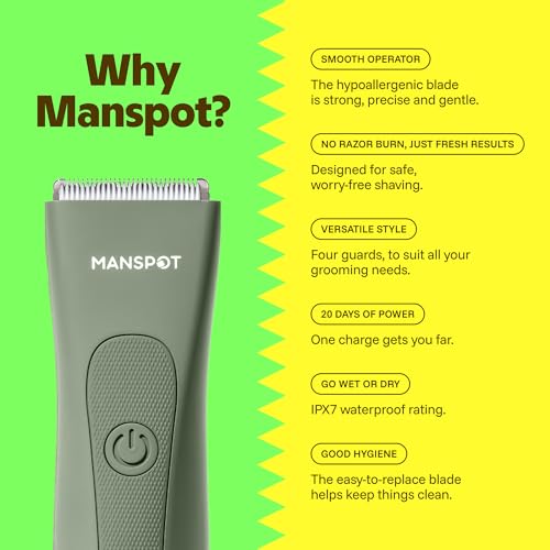 Manscape Groin & Body Hair Trimmer for Men & Women