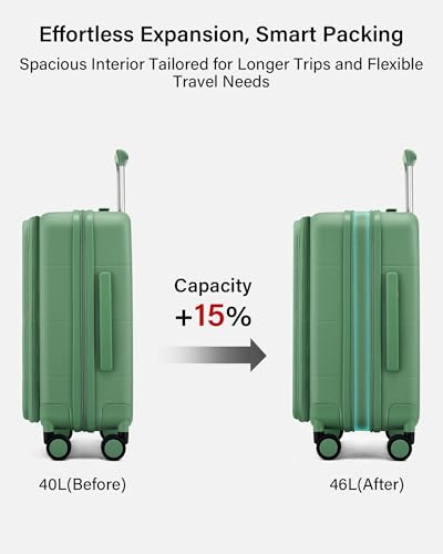 Hardside Expandable Carry On Luggage