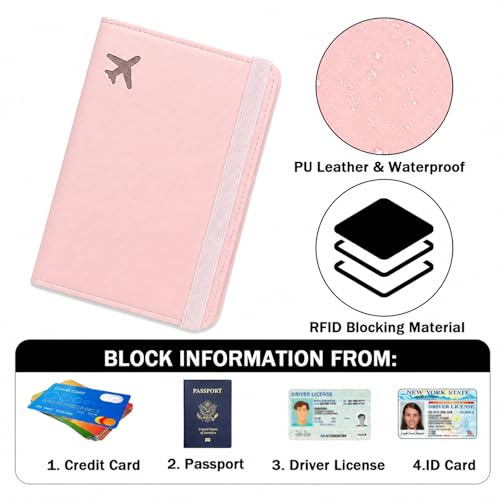 RFID Blocking Passport Holder for Travel
