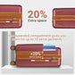 Carry On Suitcase 20in Expandable ABS+PC Airline Approved Burgundy
