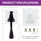 Door Stopper with Adhesive Bracket Stickers
