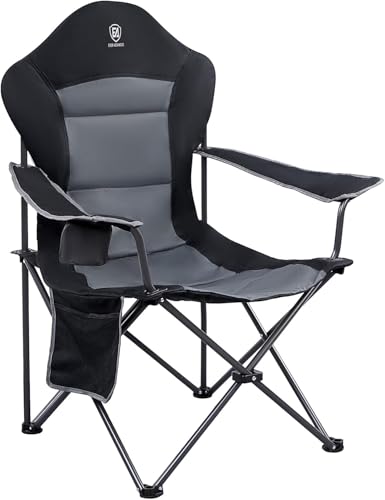 High Back Folding Camping Chair Oversized and Fully Padded