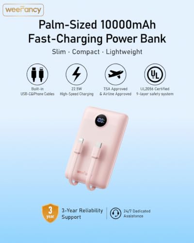 Mini Portable Charger with Built