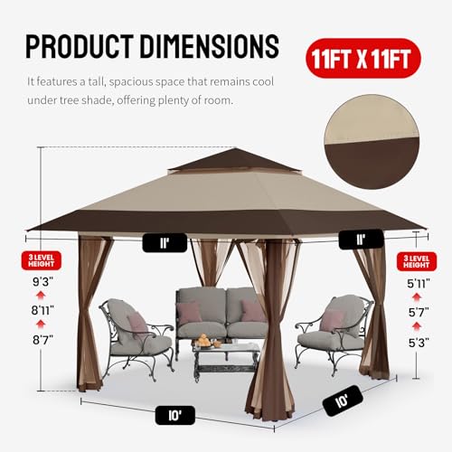11x11 Pop Up Gazebo
