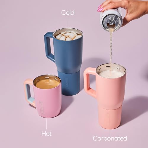 Müv 25oz 100% Leak Proof Insulated Coffee Mug with Handle & Lid