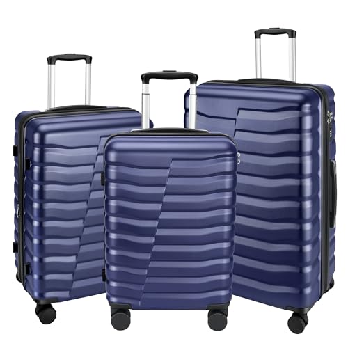 3 Piece Hardshell Travel Luggage Set (3 Count)