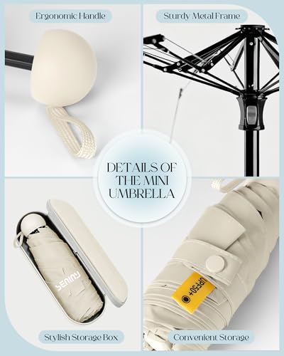 Mini Travel Umbrella with Case