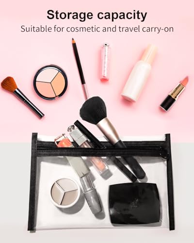 Clear Makeup Bags (3 Count)